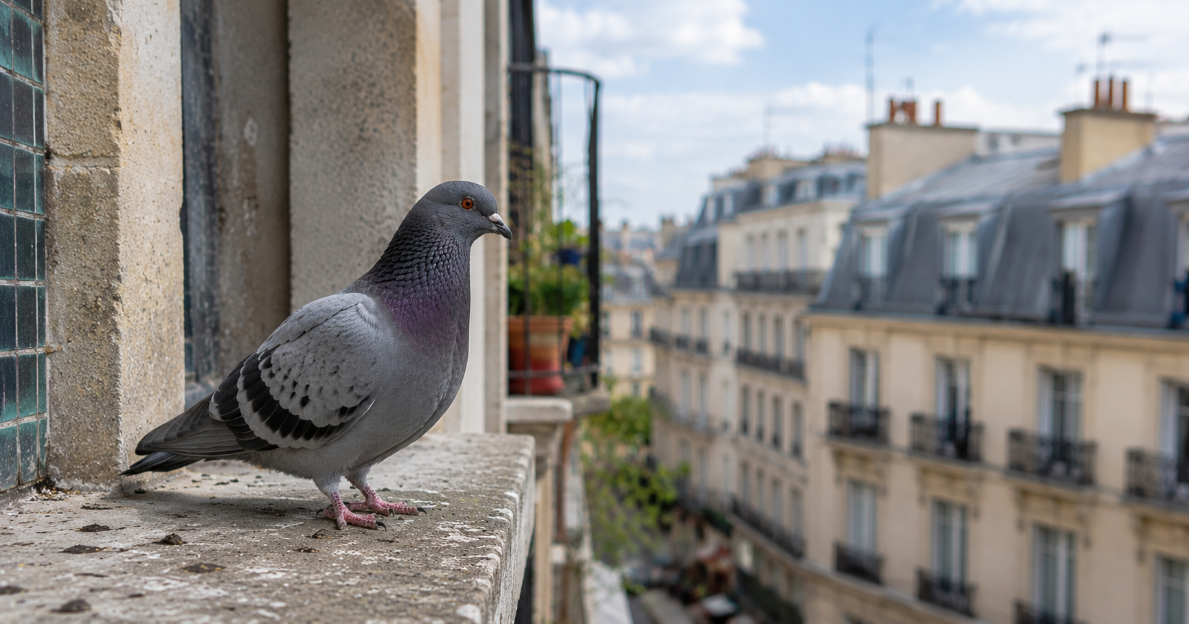 Pigeon nuisible : dégâts, protection et dépigeonnage pro