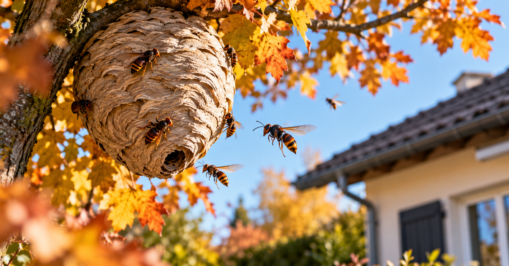 Frelon asiatique : pourquoi octobre est le dernier moment pour faire détruire un nid actif avant l'hiver